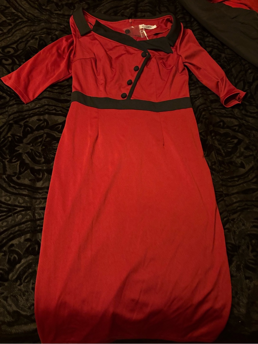 Vintage inspired office siren dress